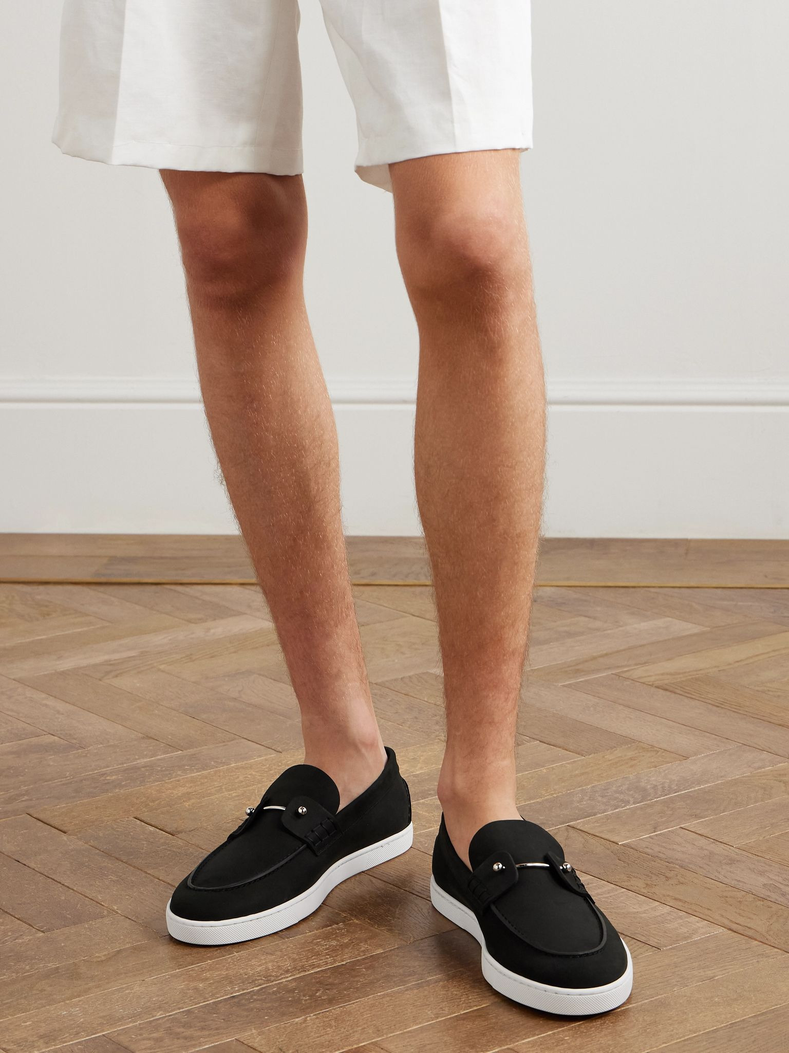 Chambeliboat Nubuck Loafers Black - 2