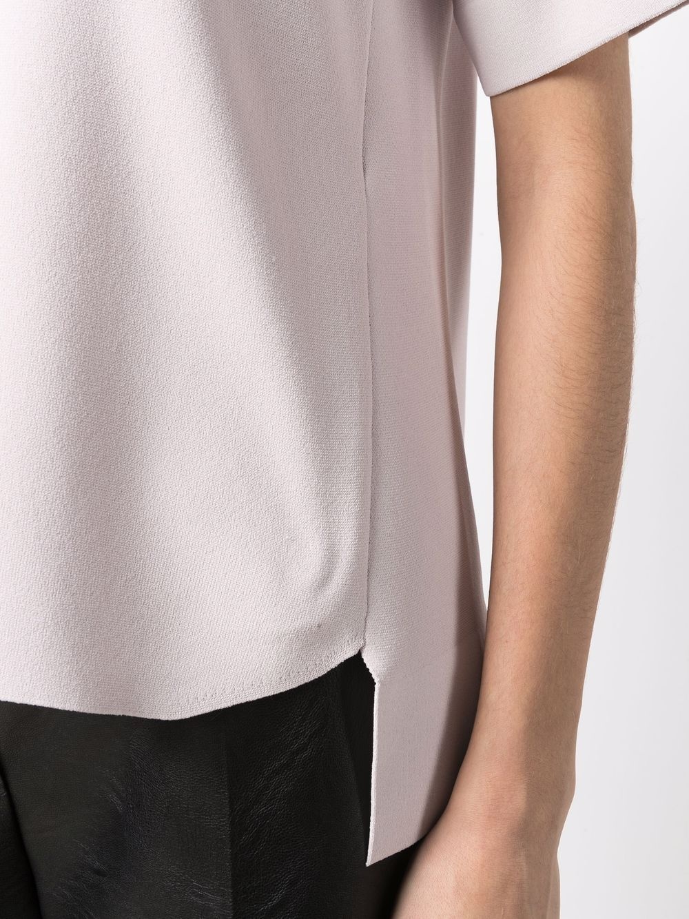 high-low hem T-shirt - 5