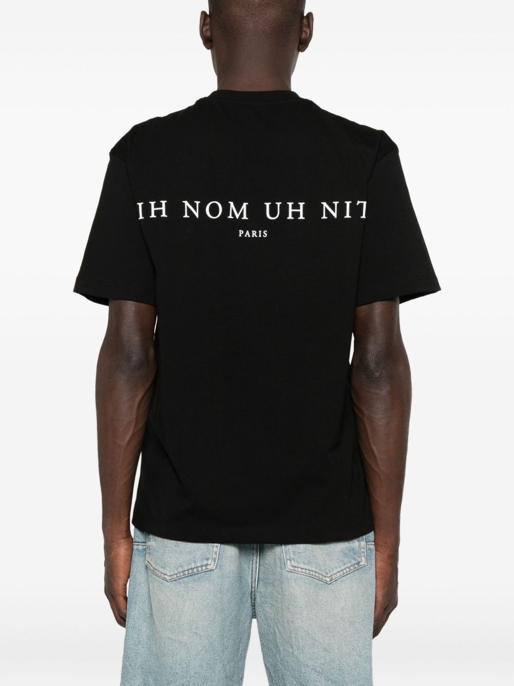 mask-print T-shirt - 3
