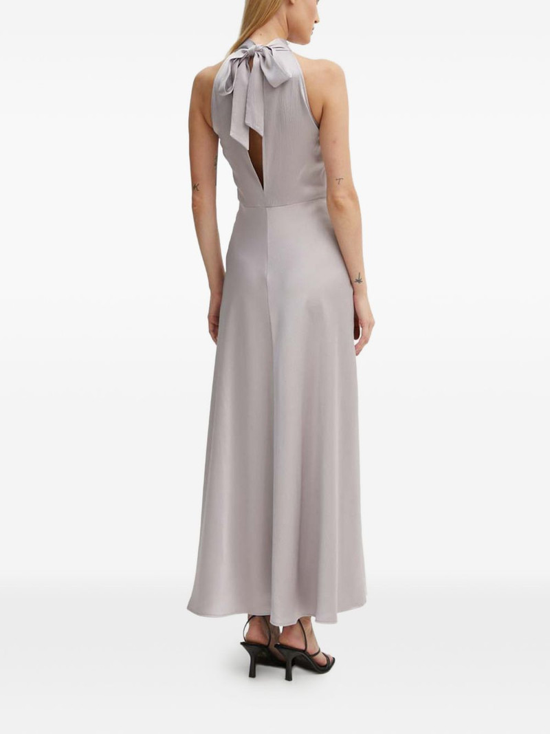 Rheo bow halterneck dress 3