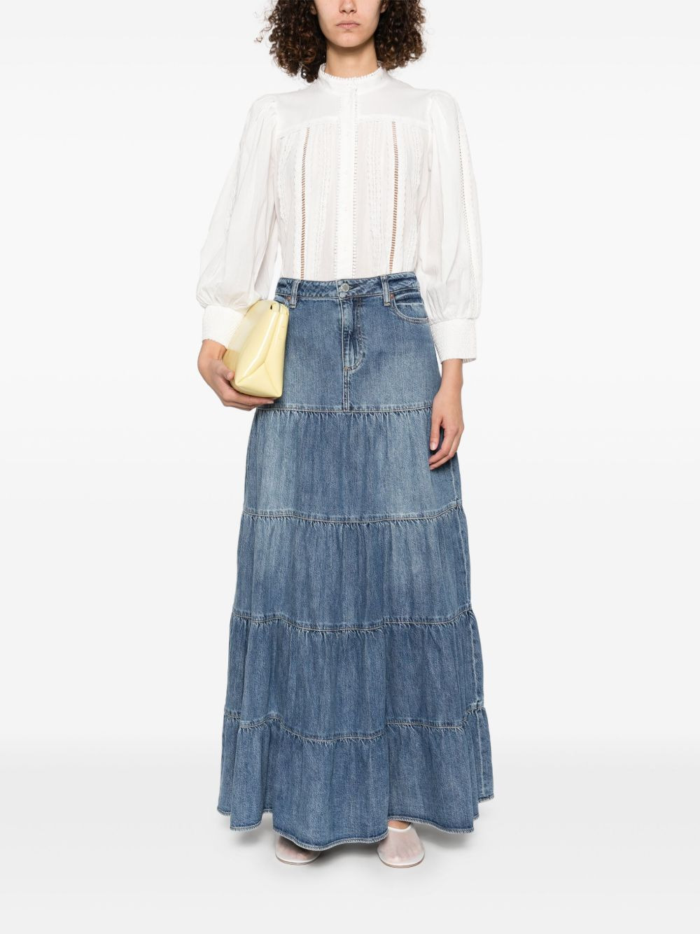 Alice + Olivia Cora Cotton Blouse - 4
