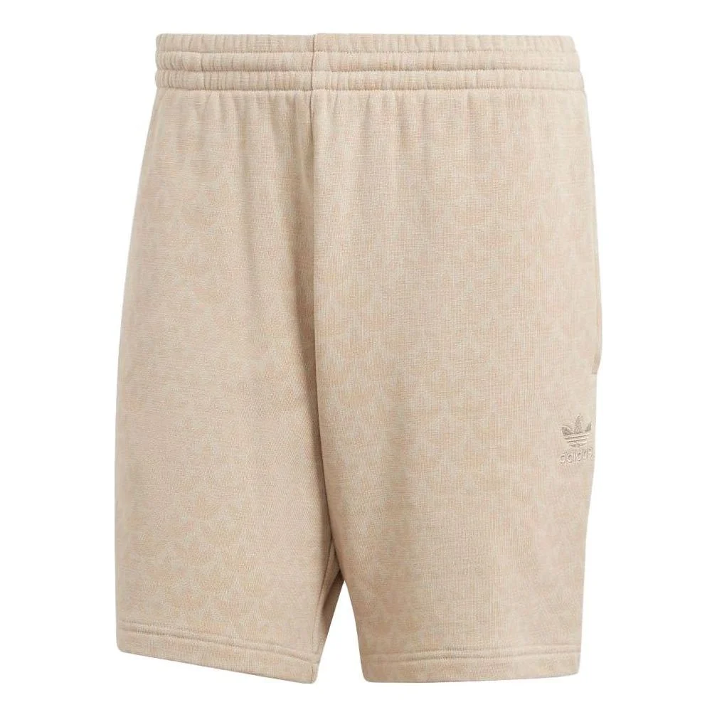 Adidas Graphics Monogram Shorts 'Beige' IJ7460 - 1