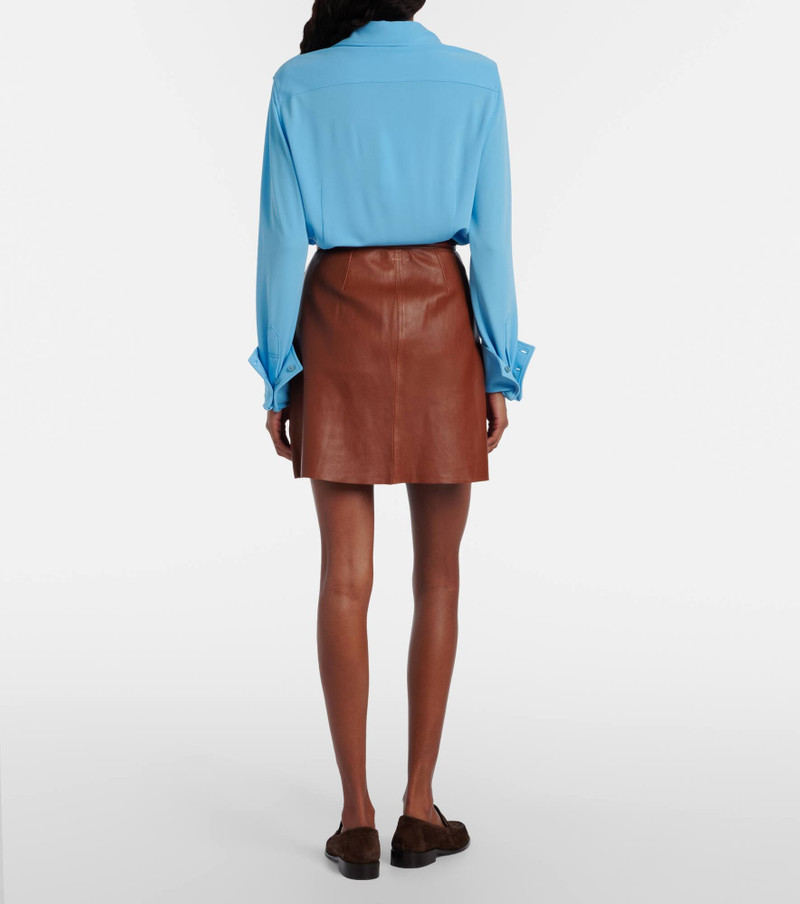 Lucie 22 leather miniskirt 3