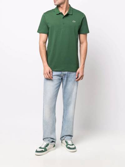 LACOSTE logo-patch polo shirt outlook