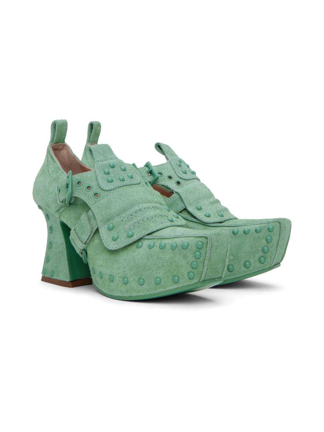 Green Precious Heels - 4
