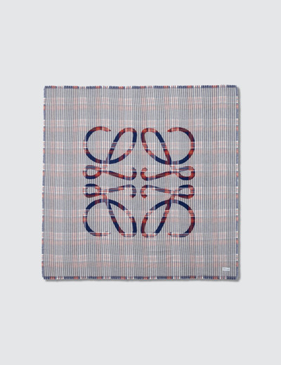 Loewe CHECKS ANAGRAM SCARF outlook