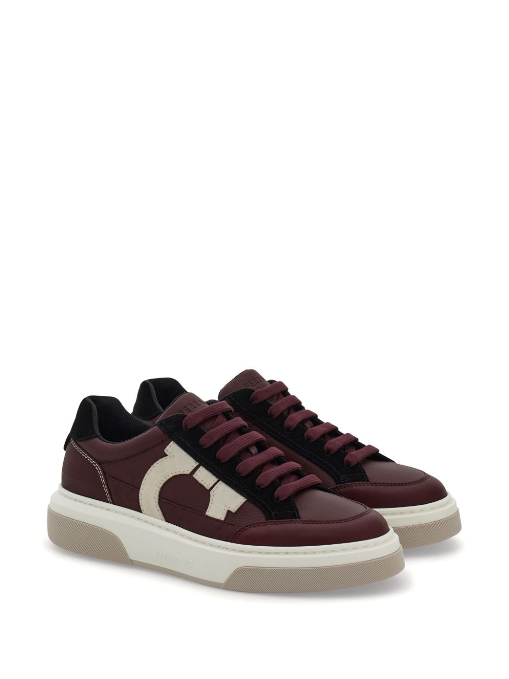 Gancini-appliqué sneakers - 2