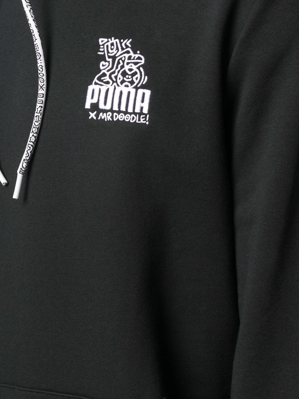 logo print hoodie  - 5