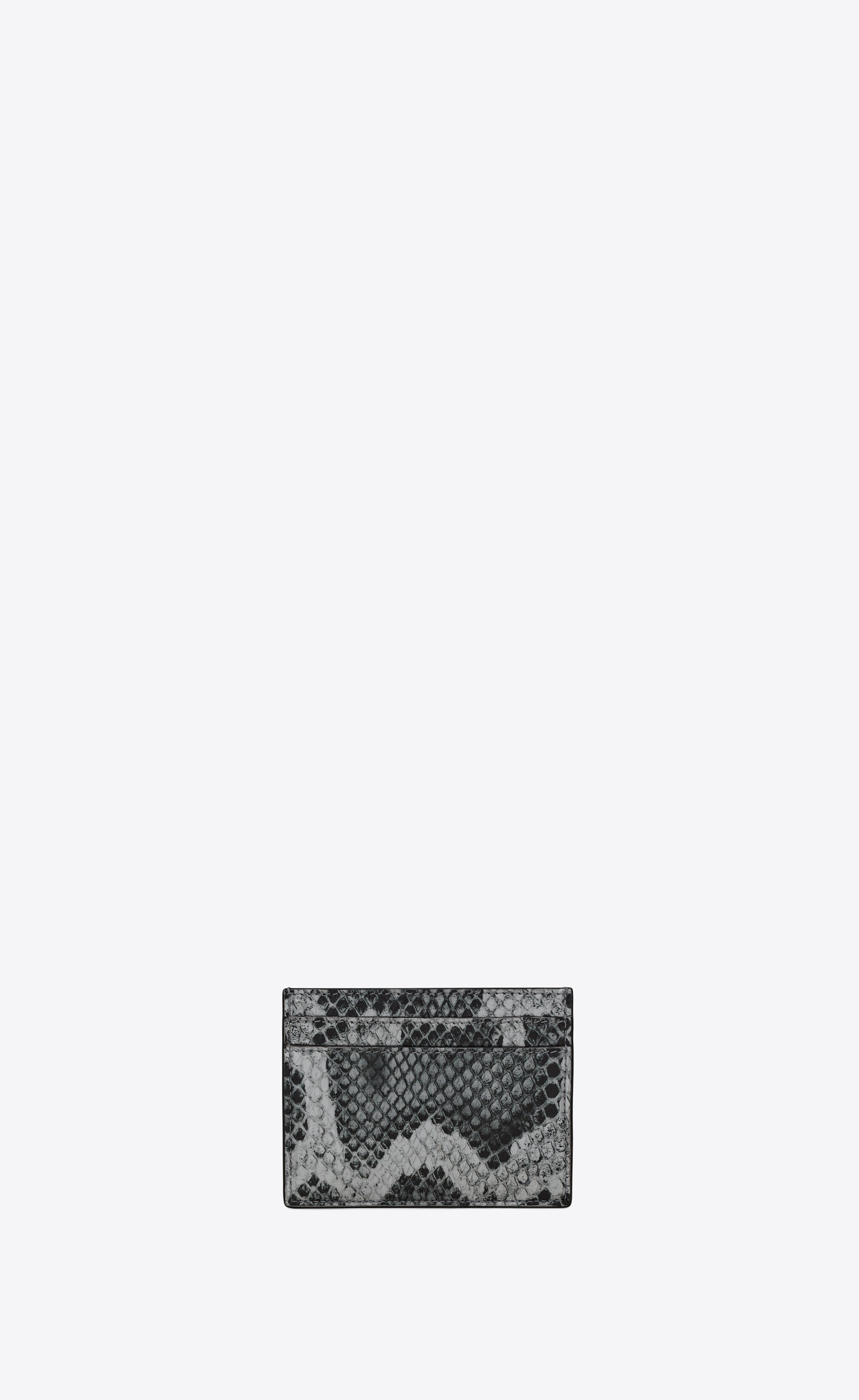 saint laurent paris credit card case in python - 2