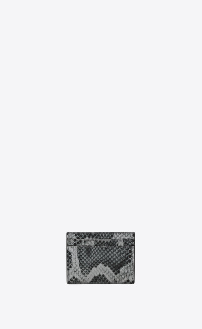 SAINT LAURENT saint laurent paris credit card case in python outlook