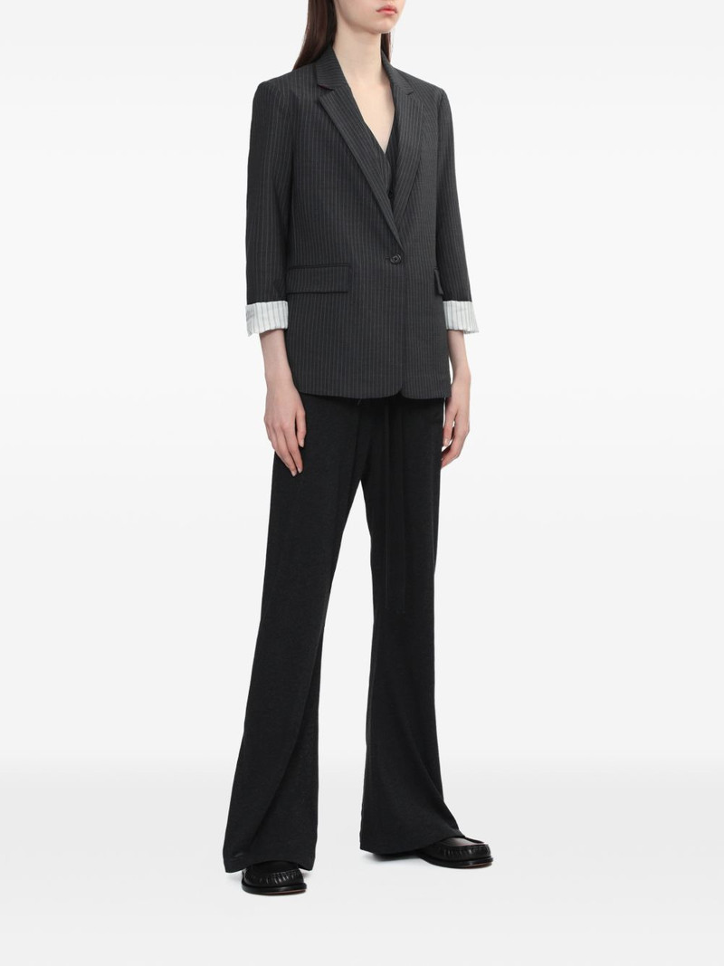 rag & bone pinstripe three-quarter-sleeve blazer outlook