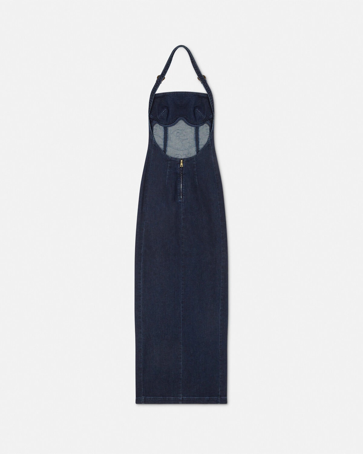 Outline Barocco Denim Long Dress - 4