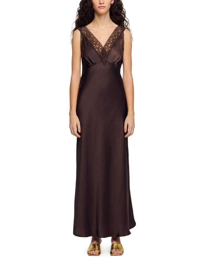 Sandro lace V-neck maxi dress outlook