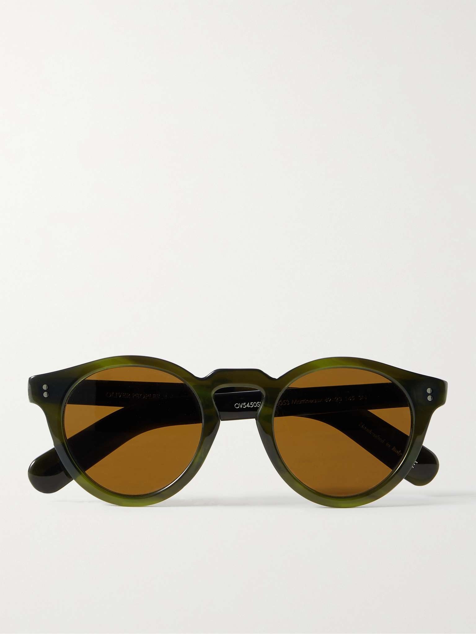 Martineaux Round-Frame Tortoiseshell Acetate Sunglasses - 1