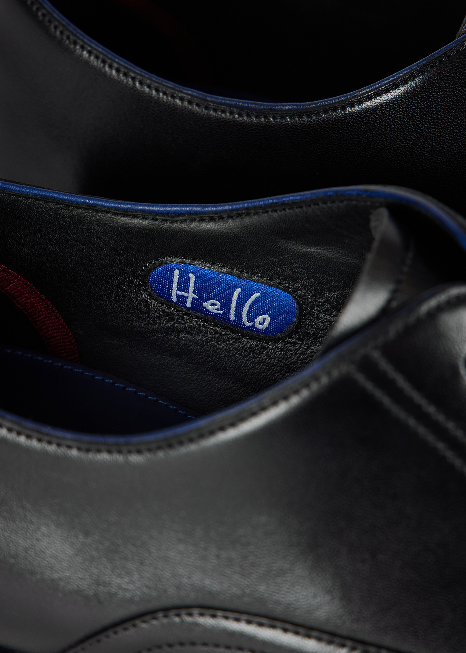 Black Leather 'Timothy' Shoes - 6