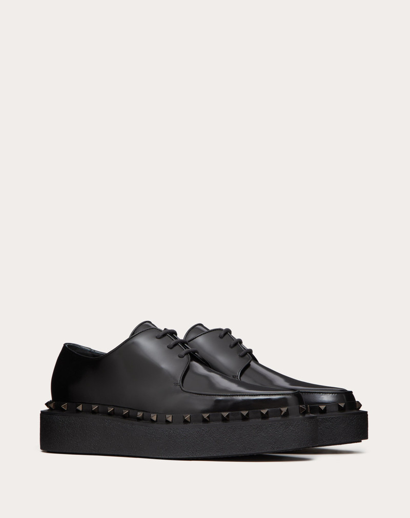 M-WAY ROCKSTUD CALFSKIN DERBY WITH TONE-ON-TONE STUDS 2