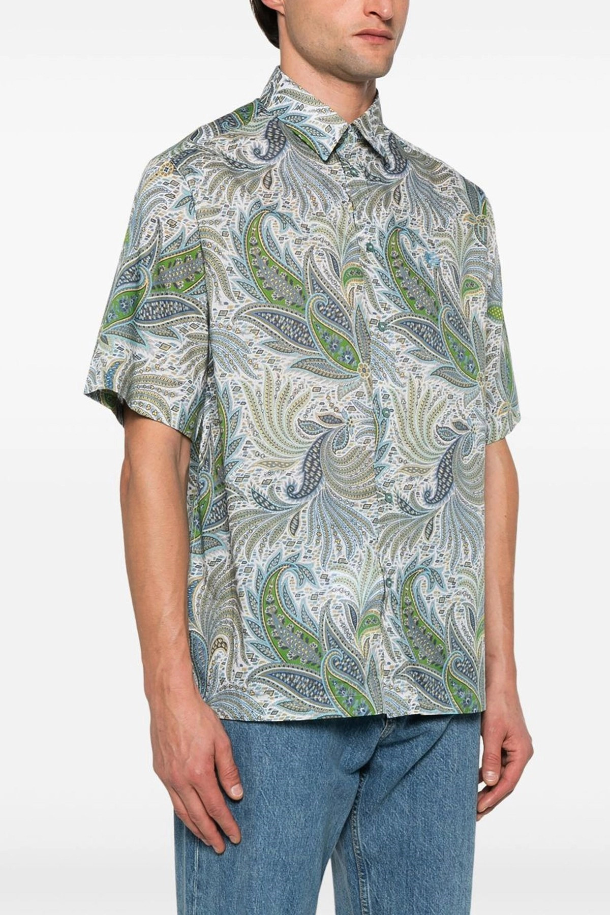 Paisley flower shirt - 2