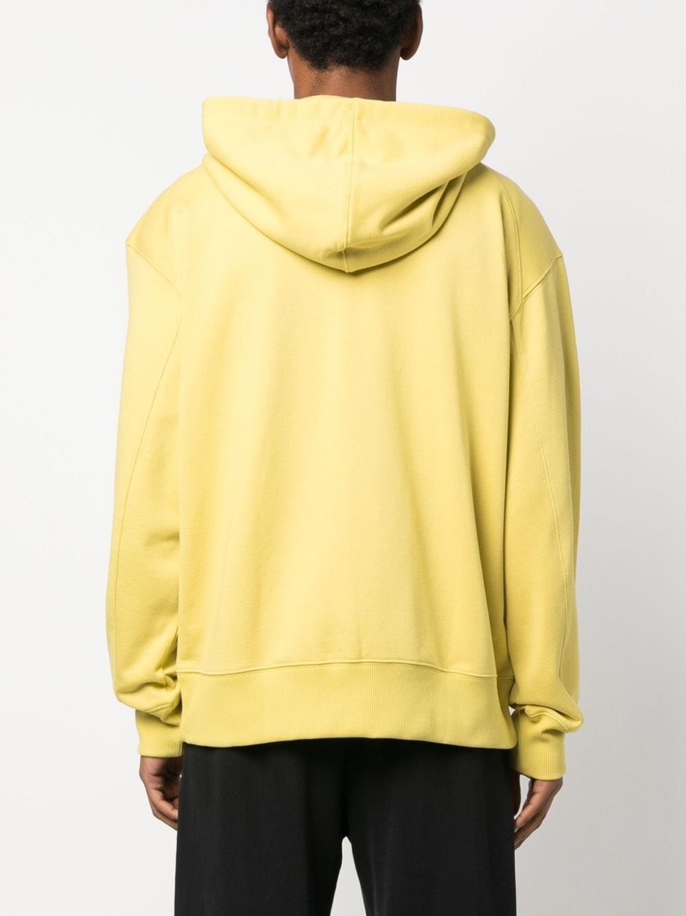 logo-patch organic-cotton hoodie - 4