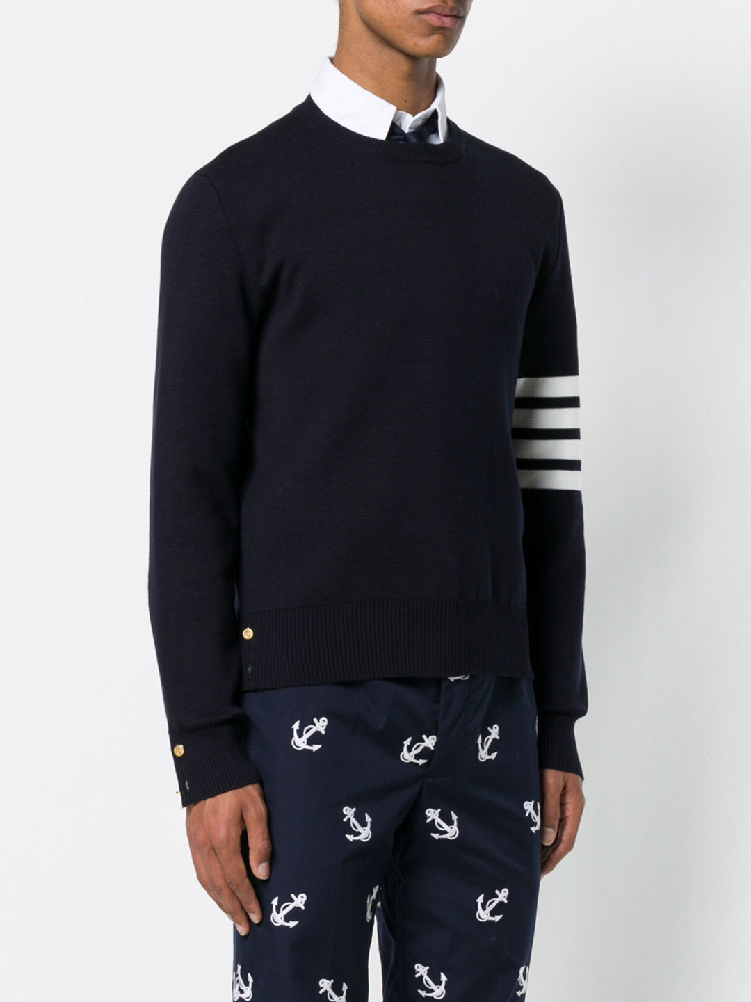Milano Stitch Crew Neck Pullover - 3