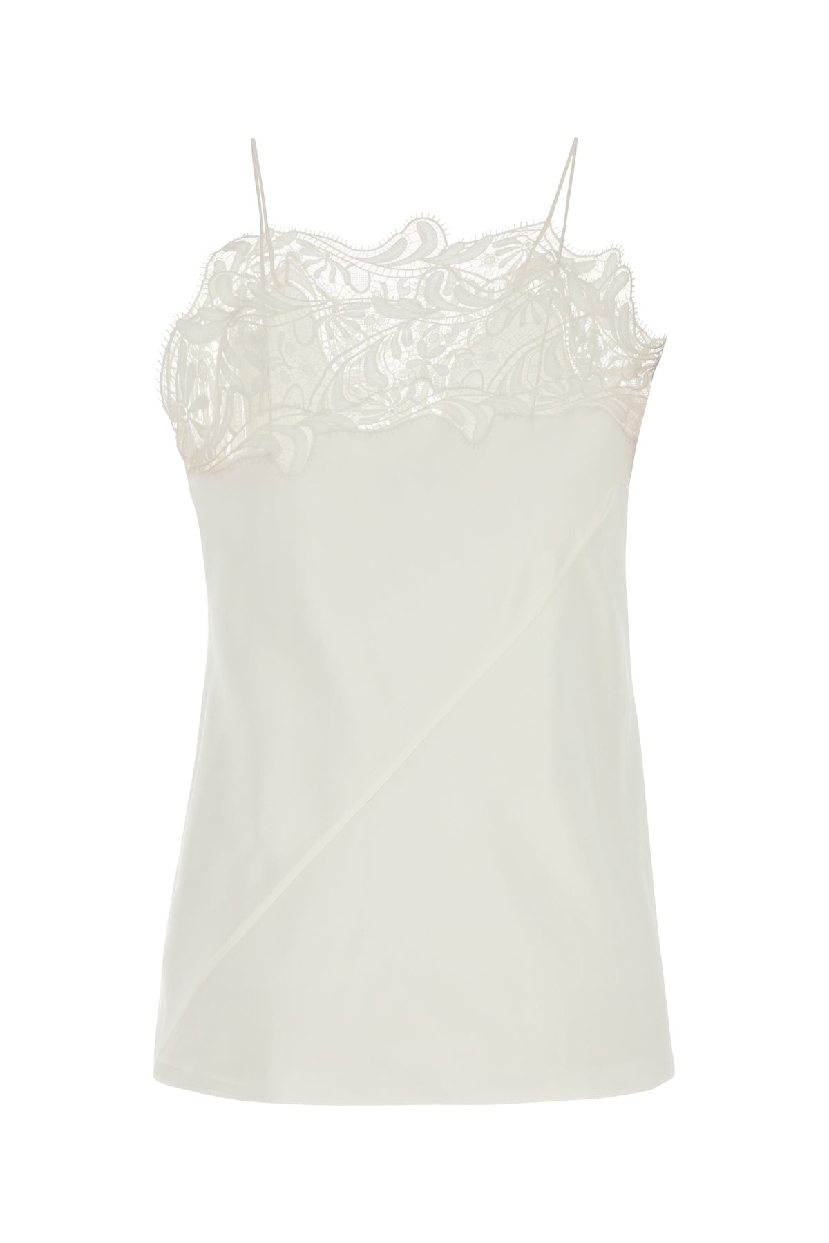 White crepe top - 2