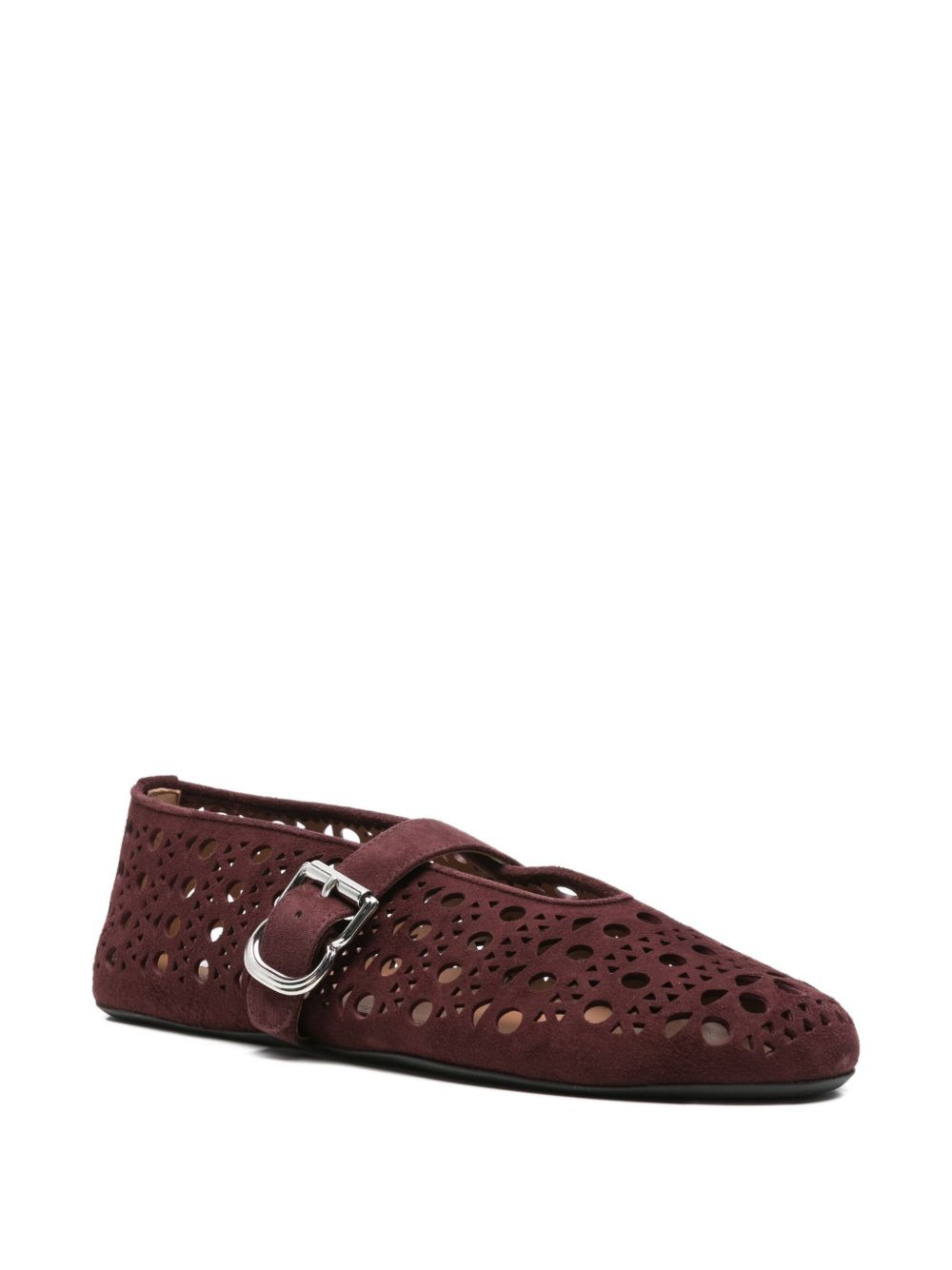 cut-out buckle ballet flats - 2