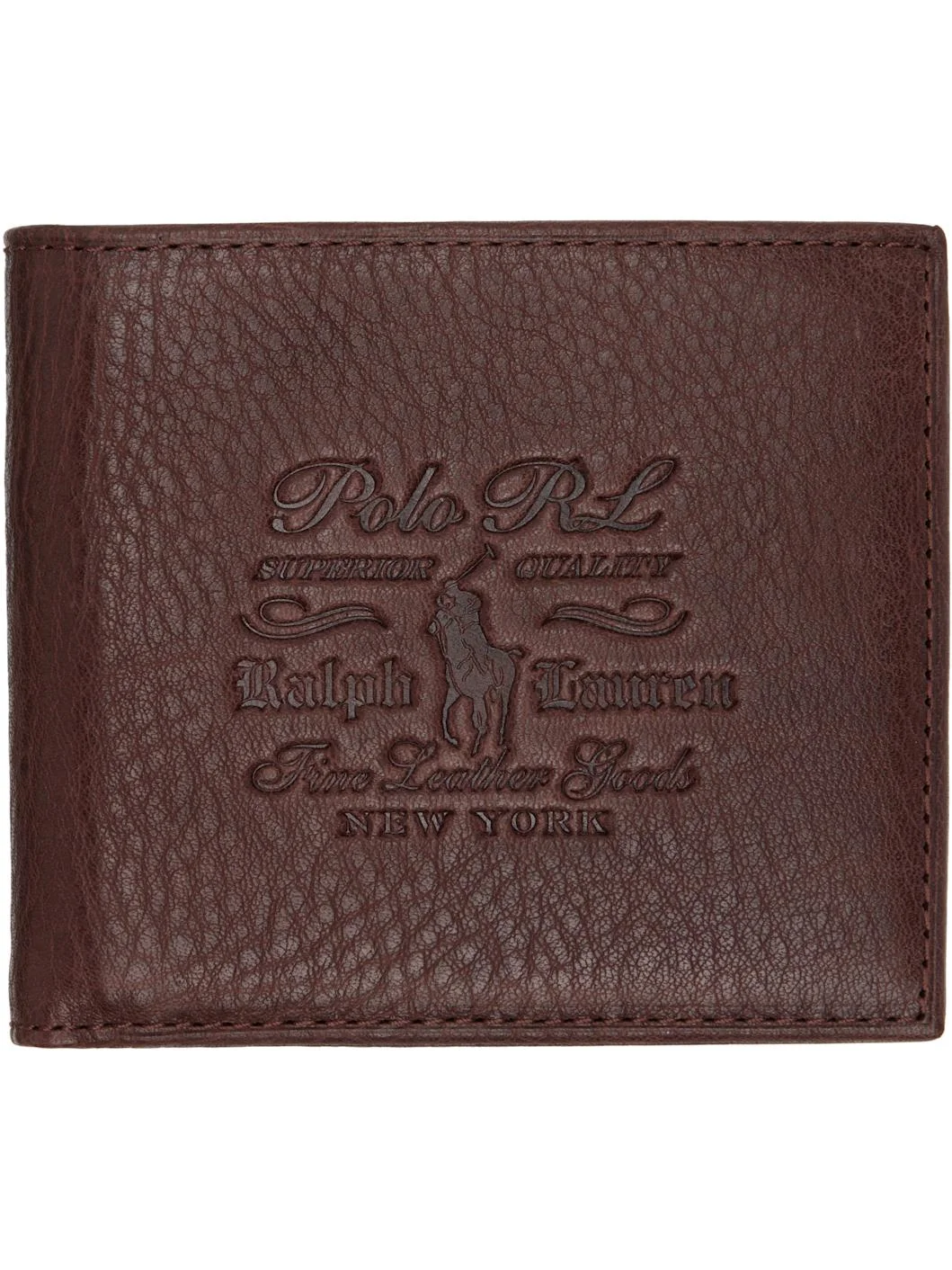 Brown Leather Billfold Wallet - 1