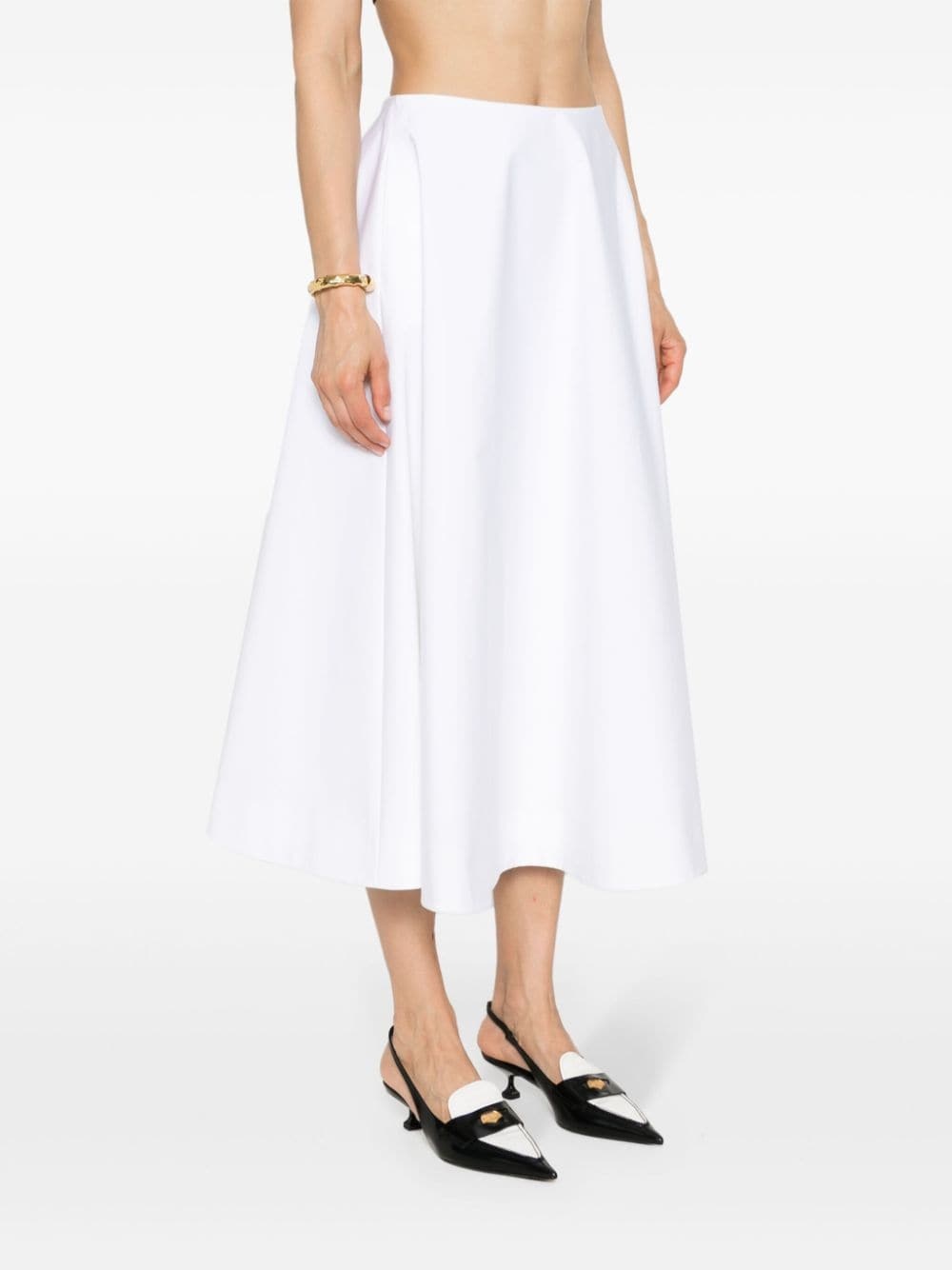 スカート Valentino Cotton Midi Skirt Valentino poplin midi skirt | REVERSIBLE