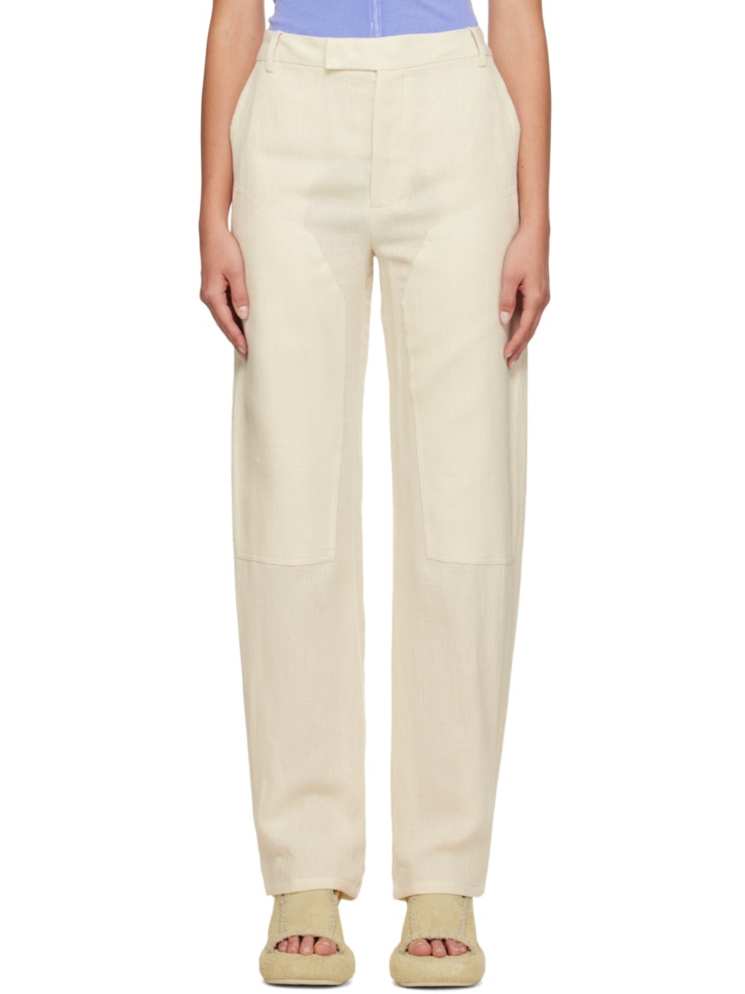 Off-White Relaxed-Fit Trousers - 1