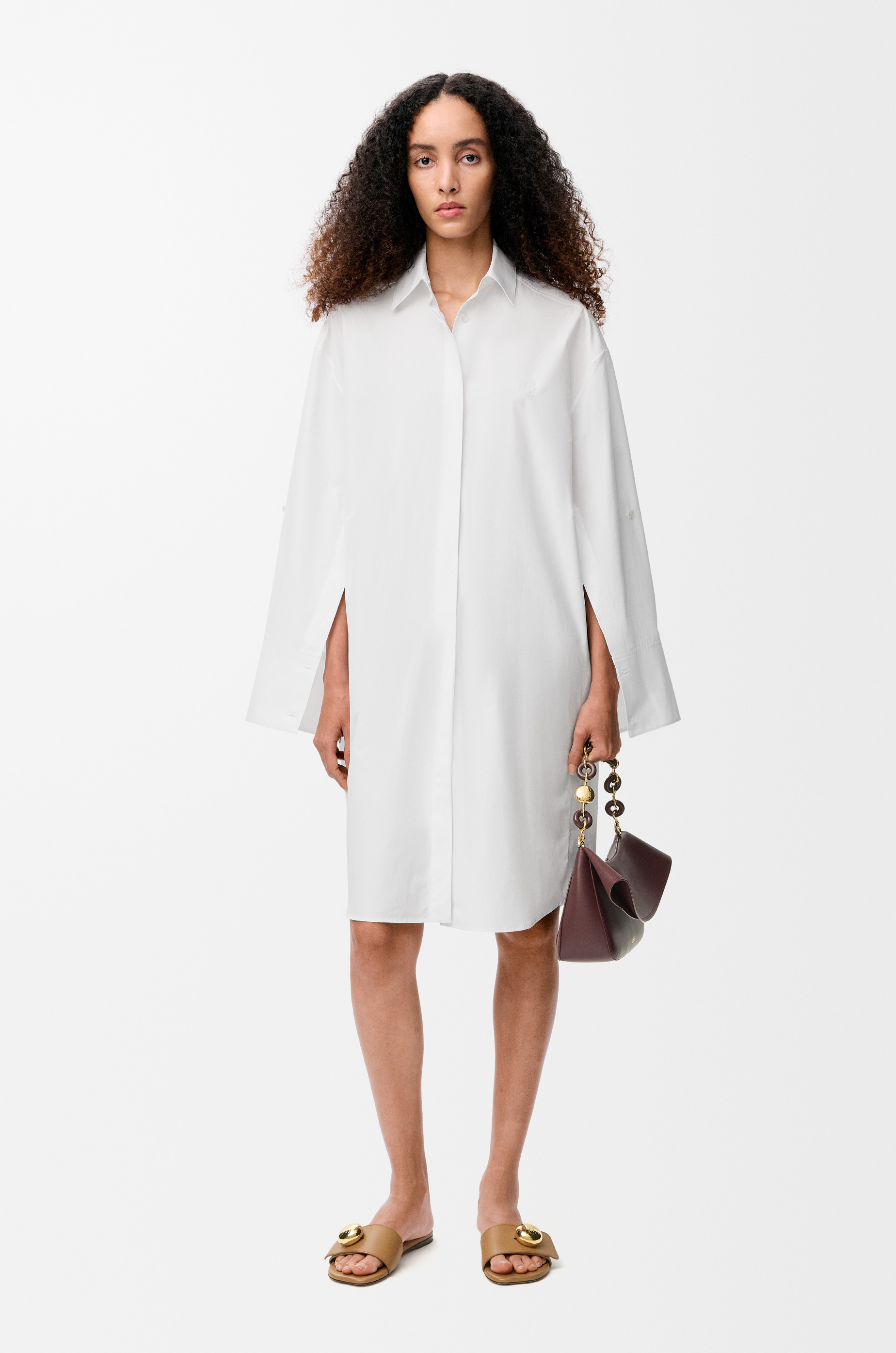 Shirt dress in cotton - 2