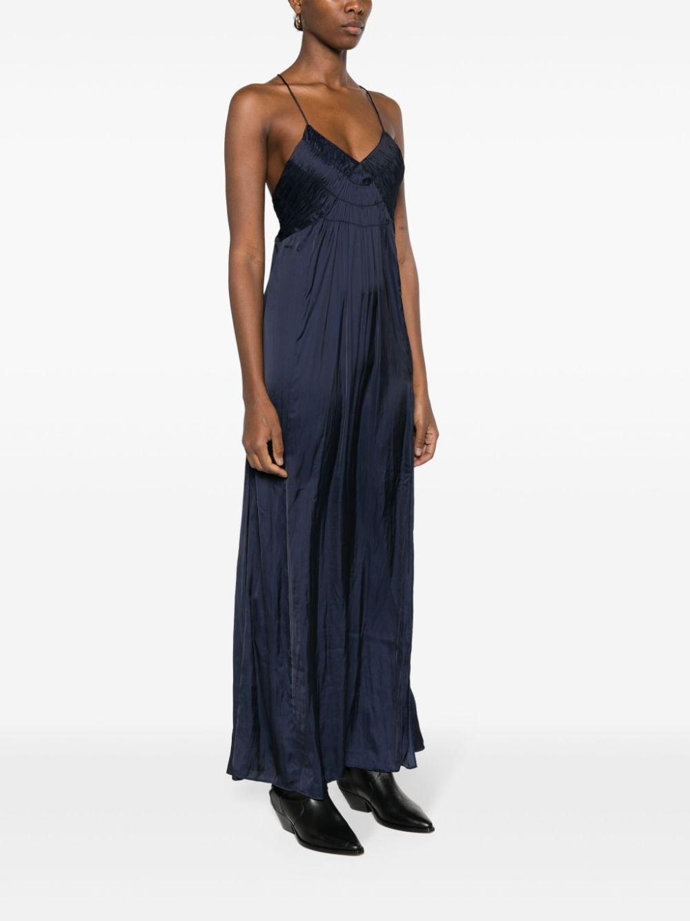 Rayonne satin maxi dress - 3