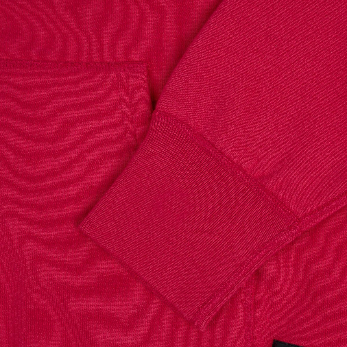 IHSW-65-RED Printed 14oz Ultra Heavyweight Loopwheel Cotton Zippered Hoodie - Red - 11