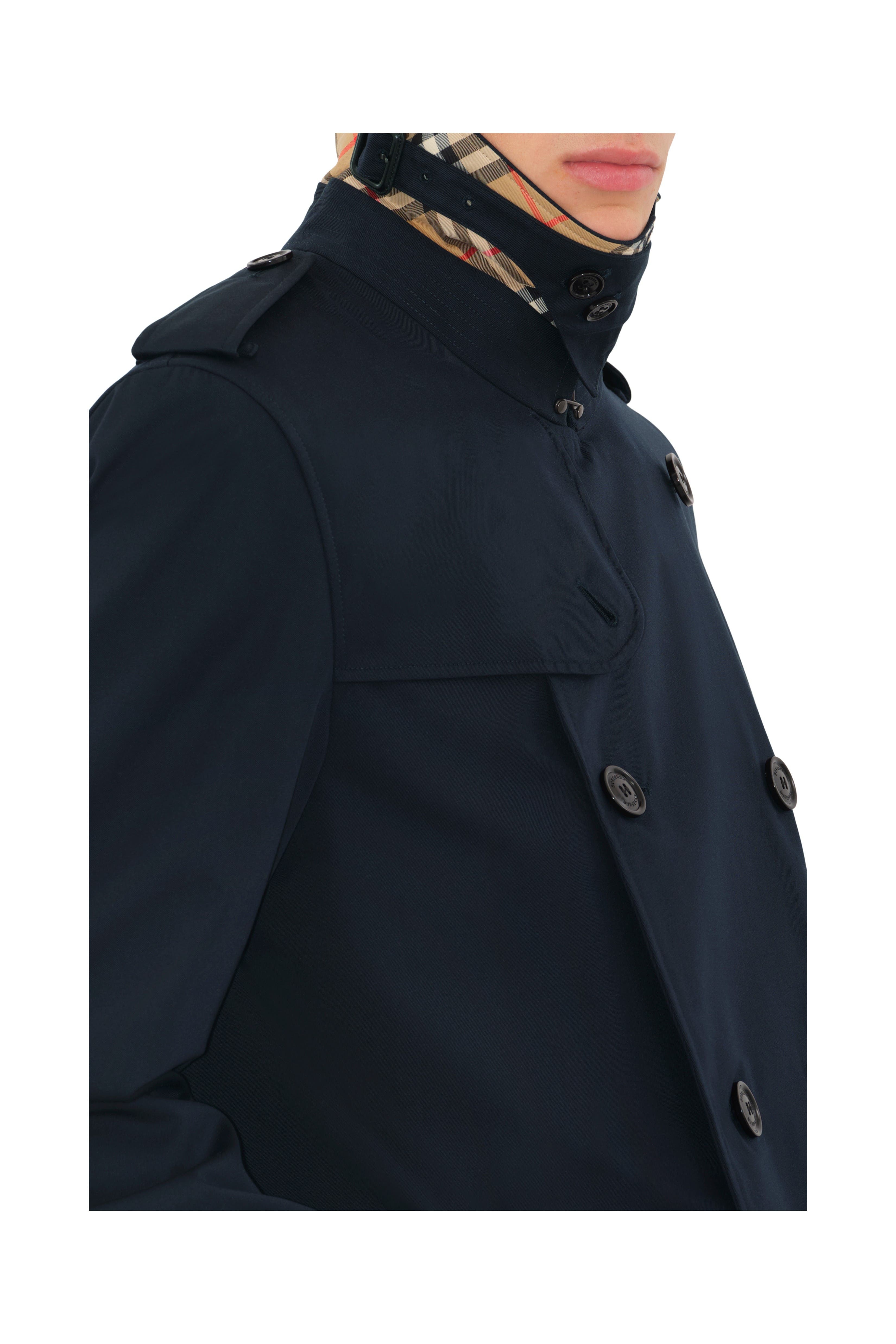 burberry Long Kensington Heritage Trench Coat in Coal Blue at Nordstrom - 6