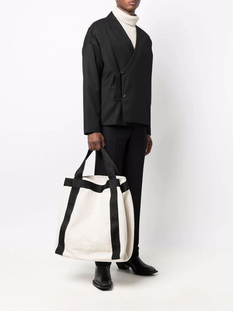Ambush embossed logo maxi tote bag outlook
