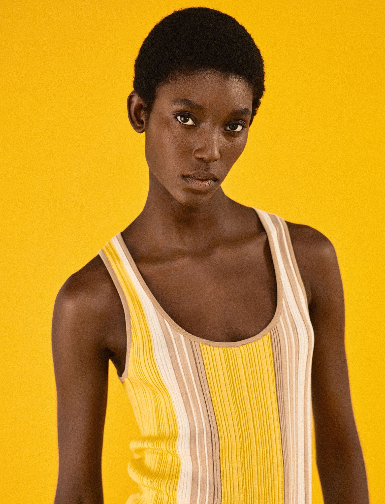 Colour Block Rib Tank Top - 6