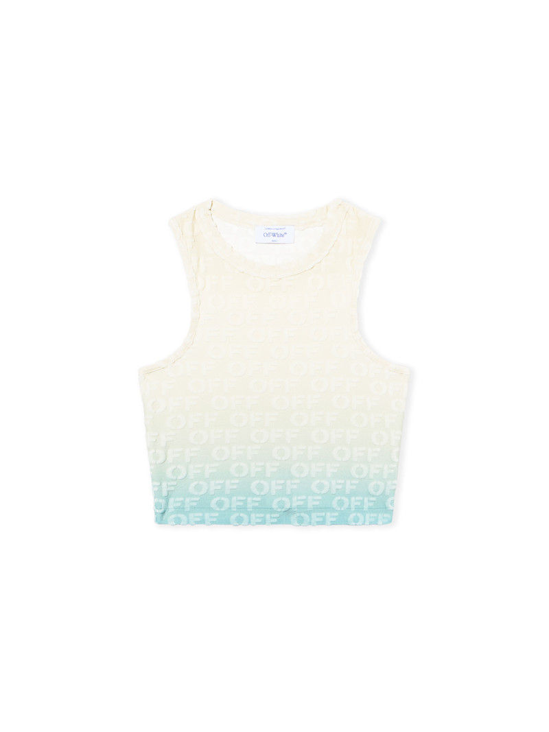 Terry Gradient Knit Tank Top 1