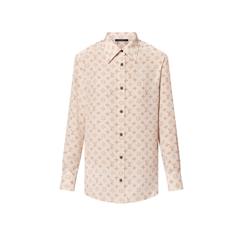 Monogram Silk Shirt 1