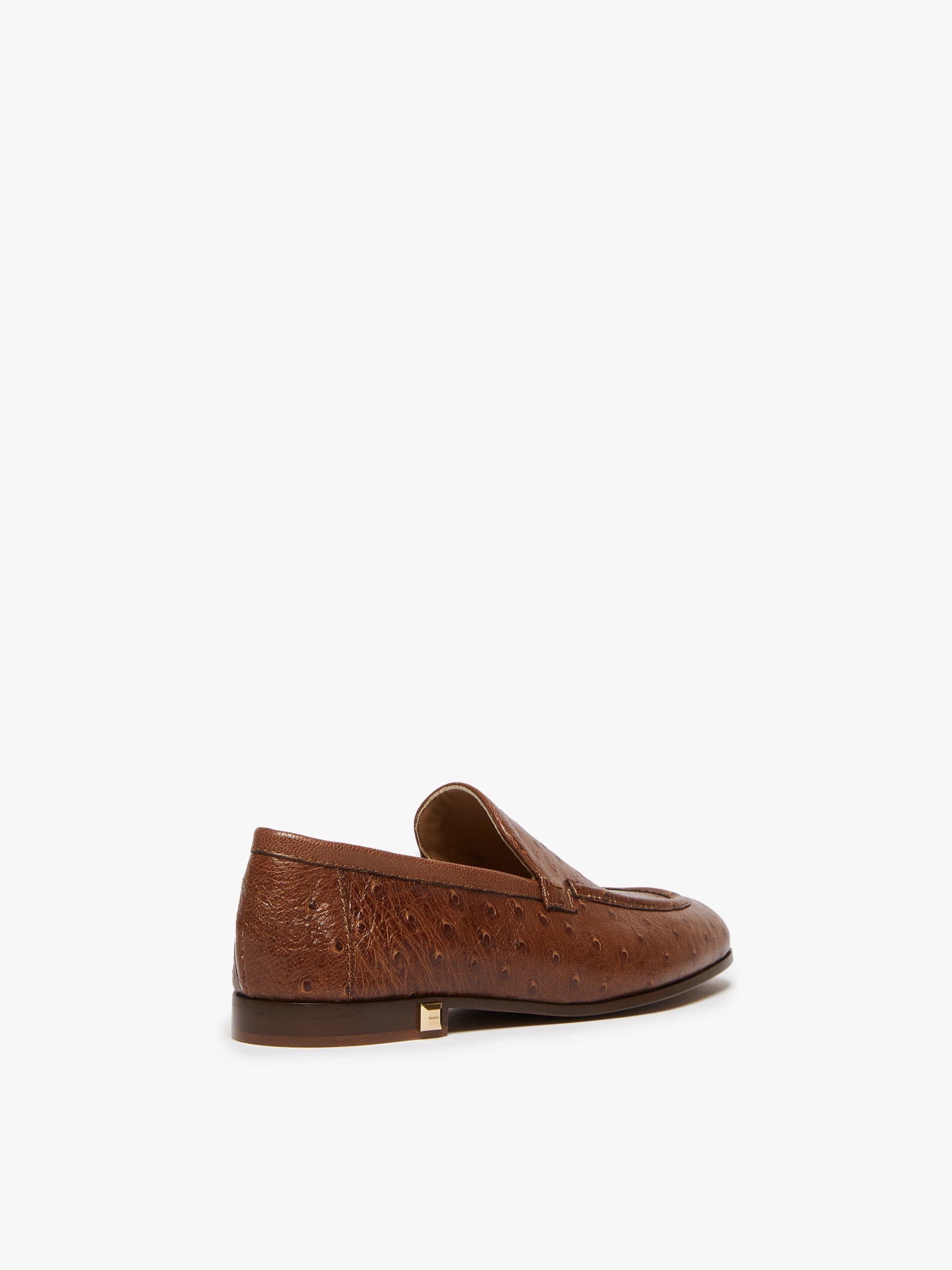 SPRINGLOAFER Ostrich-print leather loafers - 3