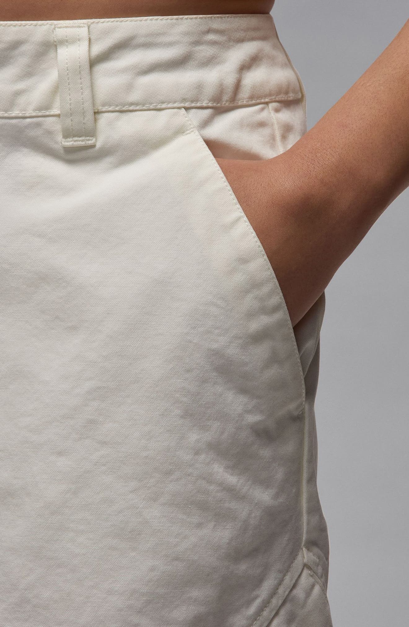 Jordan Flight Chicago Cotton Big Shorts in Sail at Nordstrom - 6