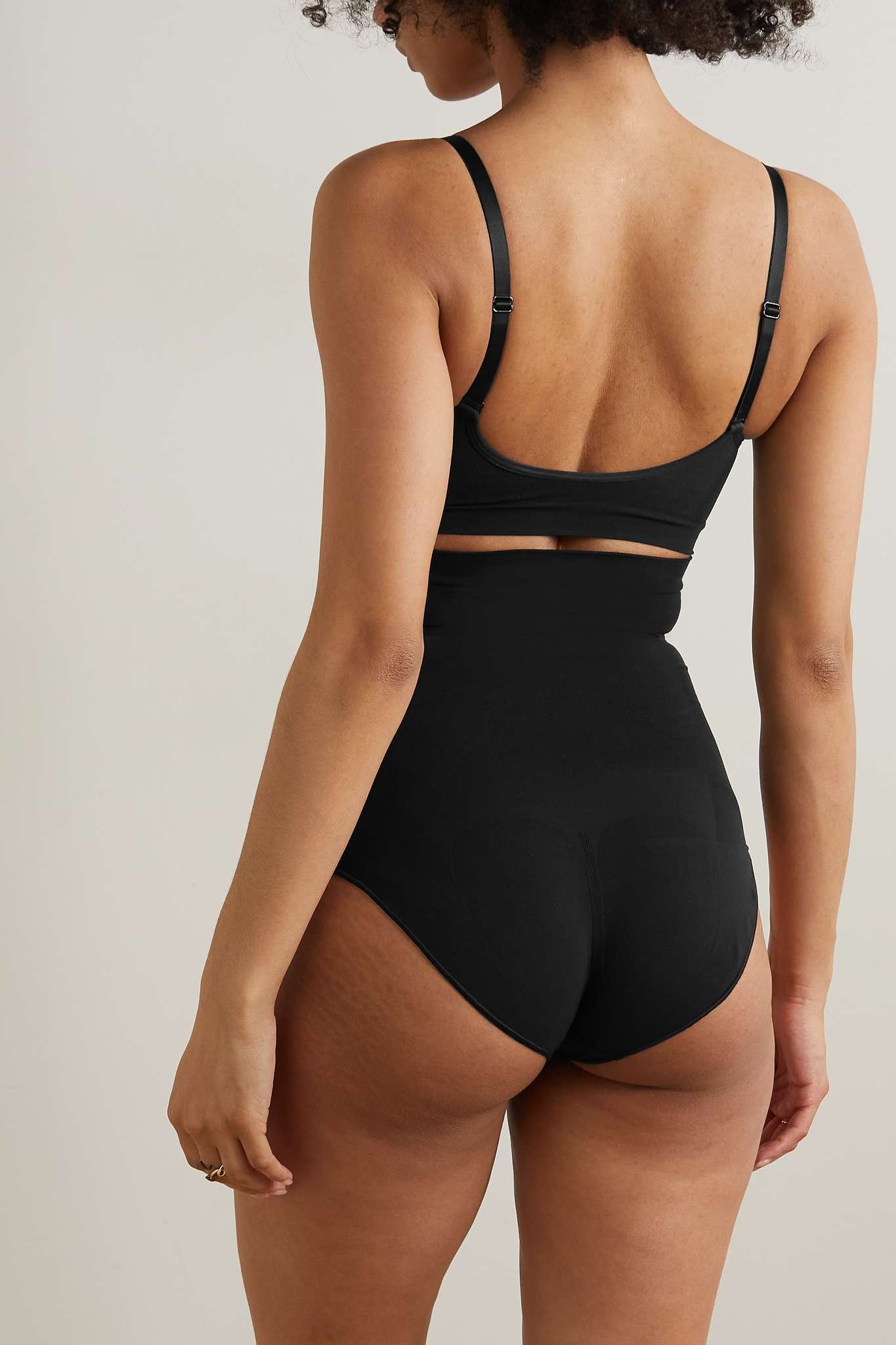 Seamless Sculpt High Waist Brief - Onyx - 3