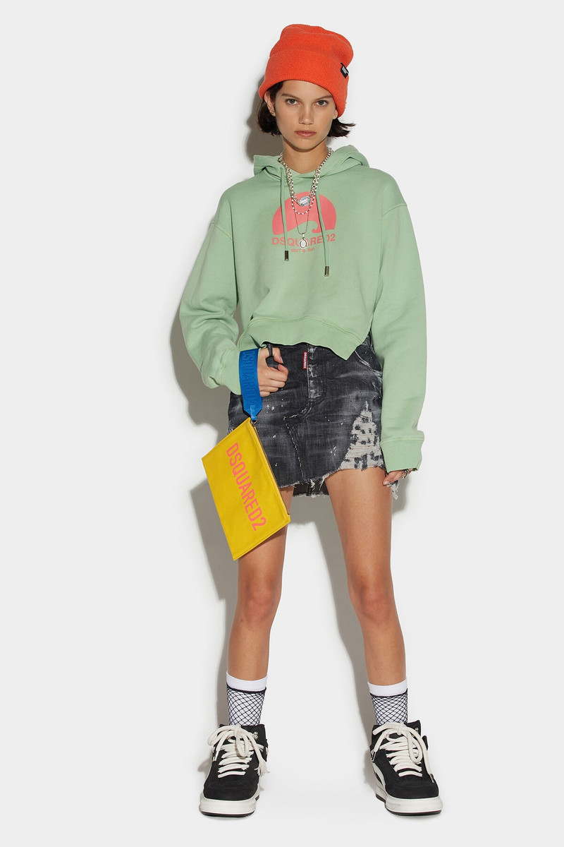 RAW CUT MINI SKIRT 3