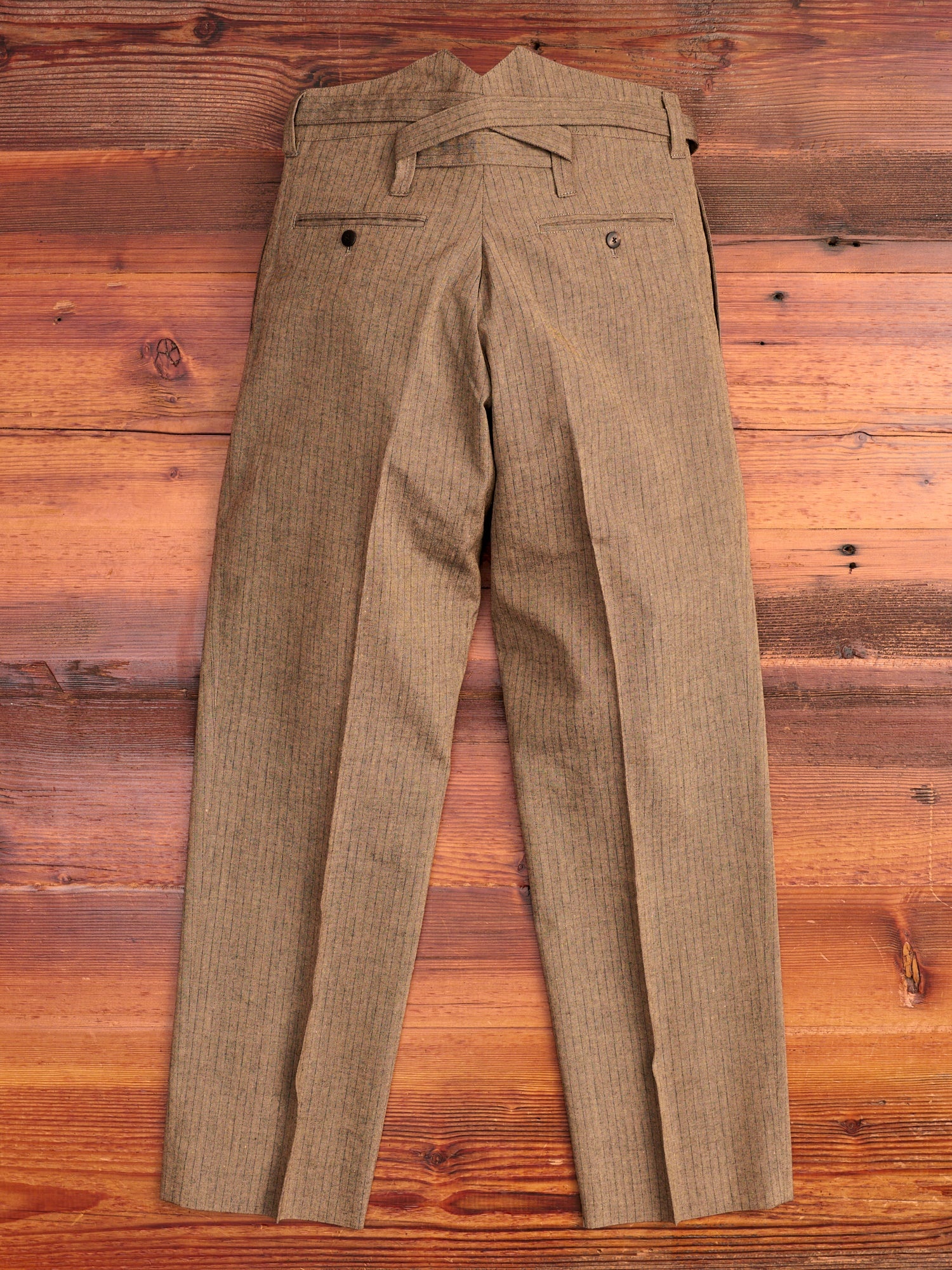 visvim Hakama Pants Santome in Grey | REVERSIBLE