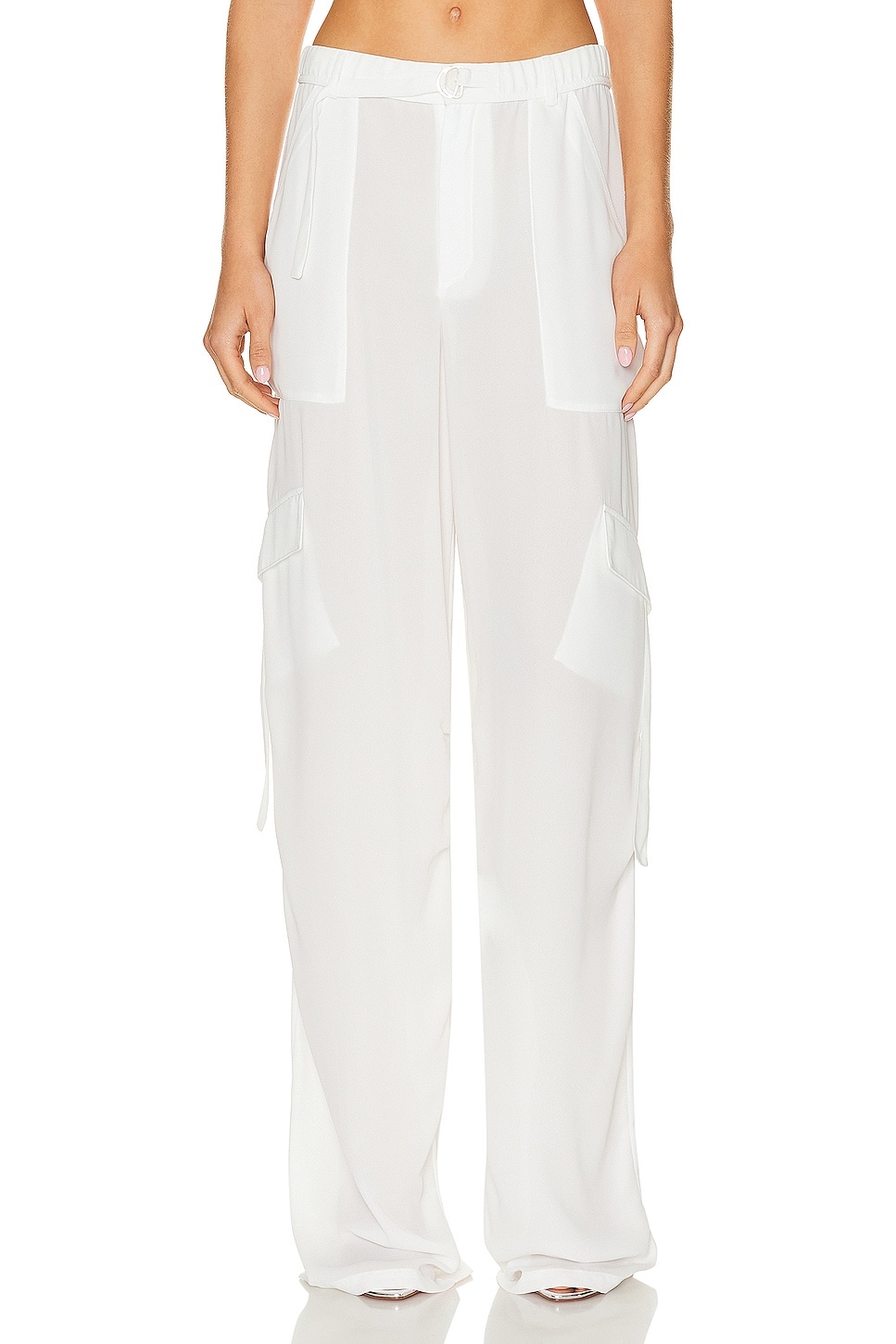 Lightweight Georgette Utility Pocket Pant - 1