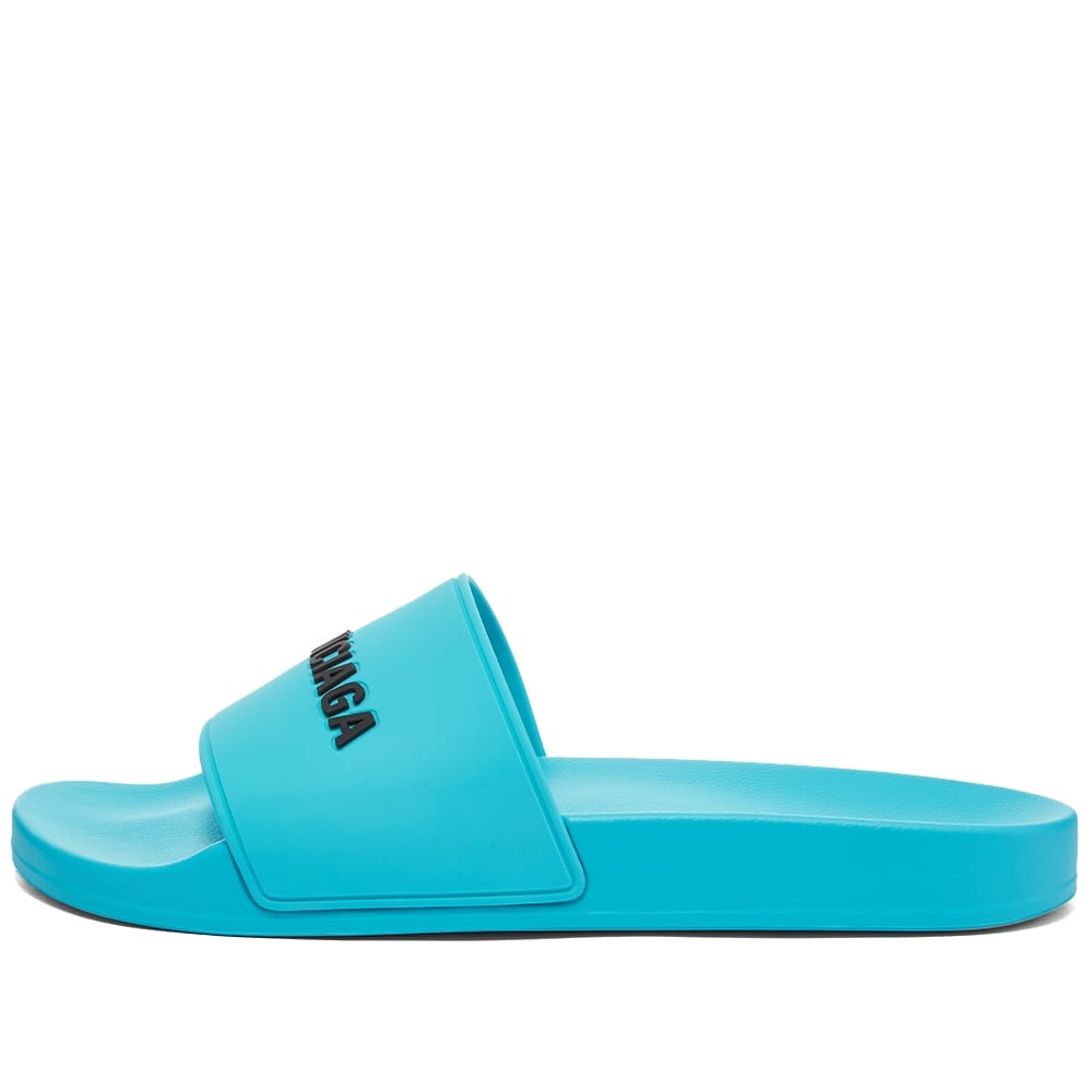 Balenciaga Rubber Logo Pool Slide - 2