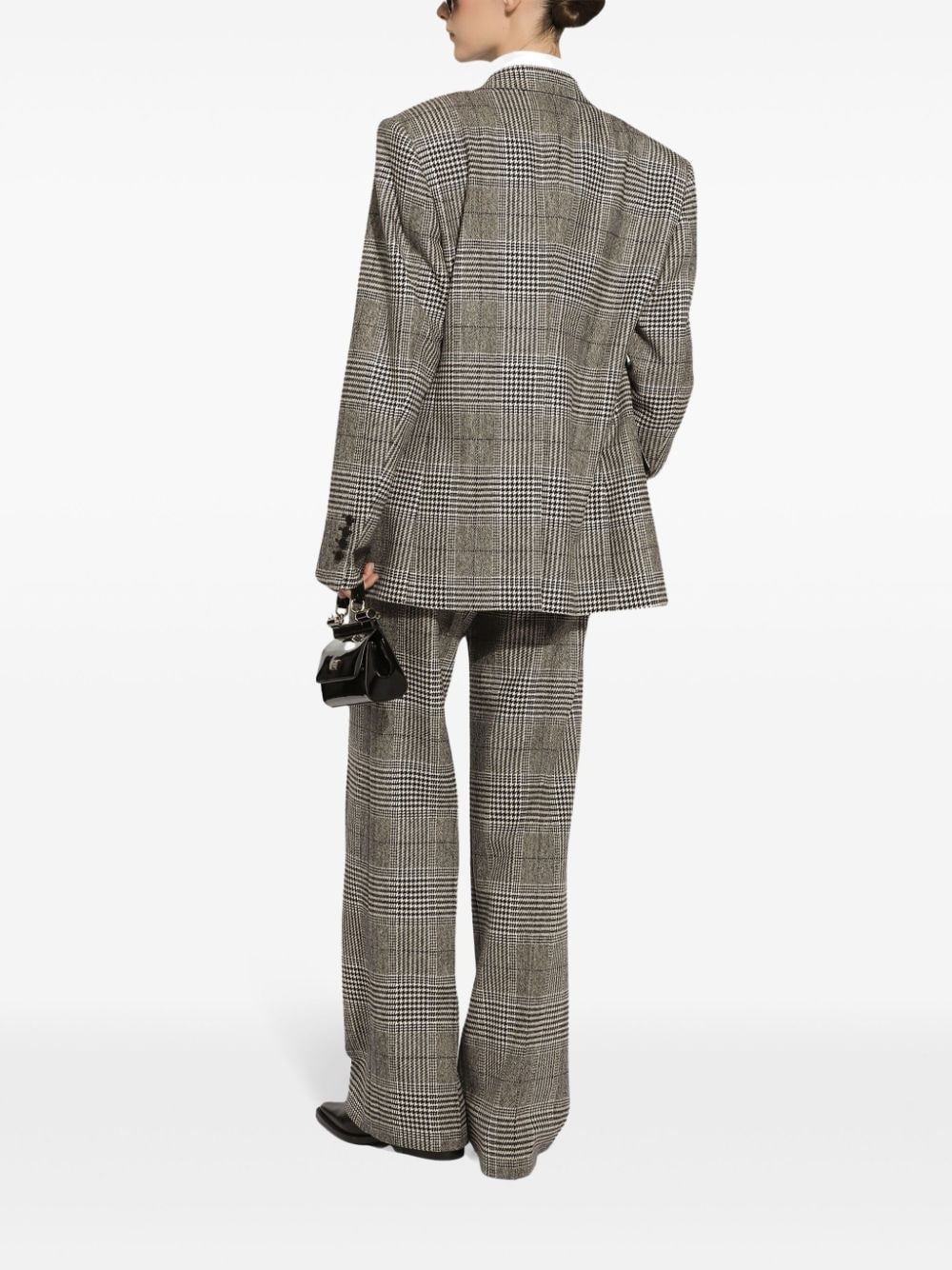 tartan check trousers - 4