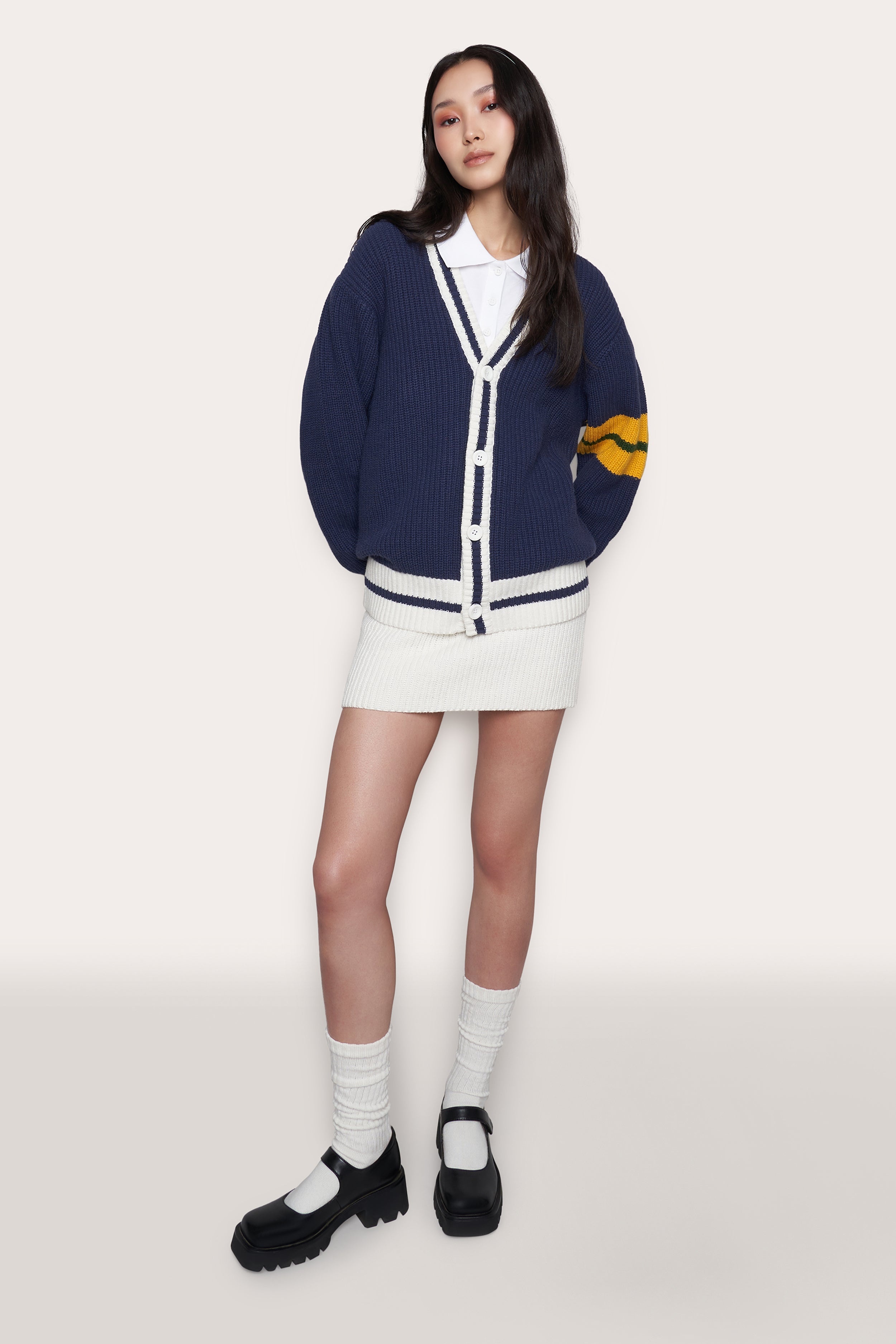 GUIZIO X CHAMPION KNIT CARDIGAN - 8