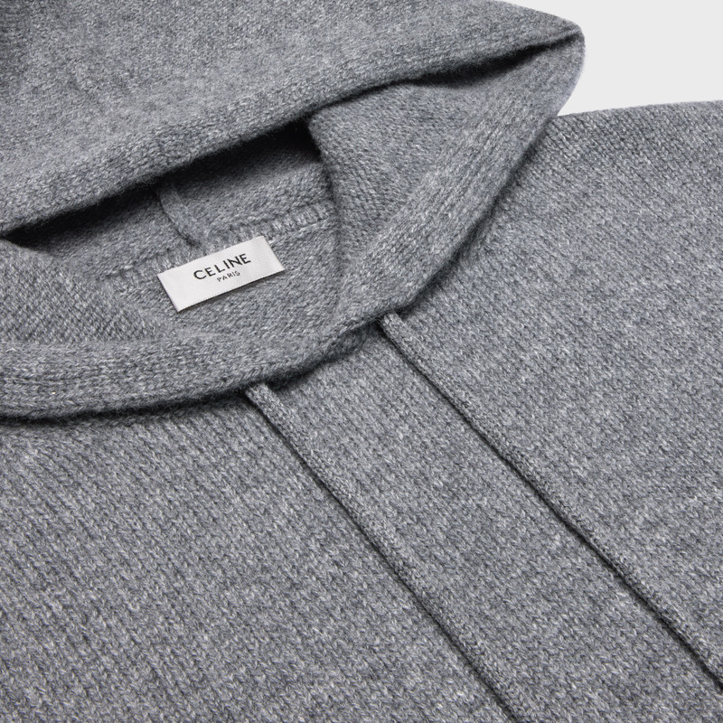triomphe hooded sweater in cashmere wool 3
