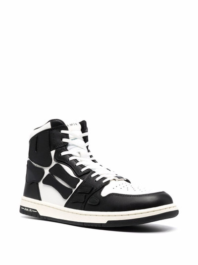 AMIRI patch-detail high top sneakers outlook