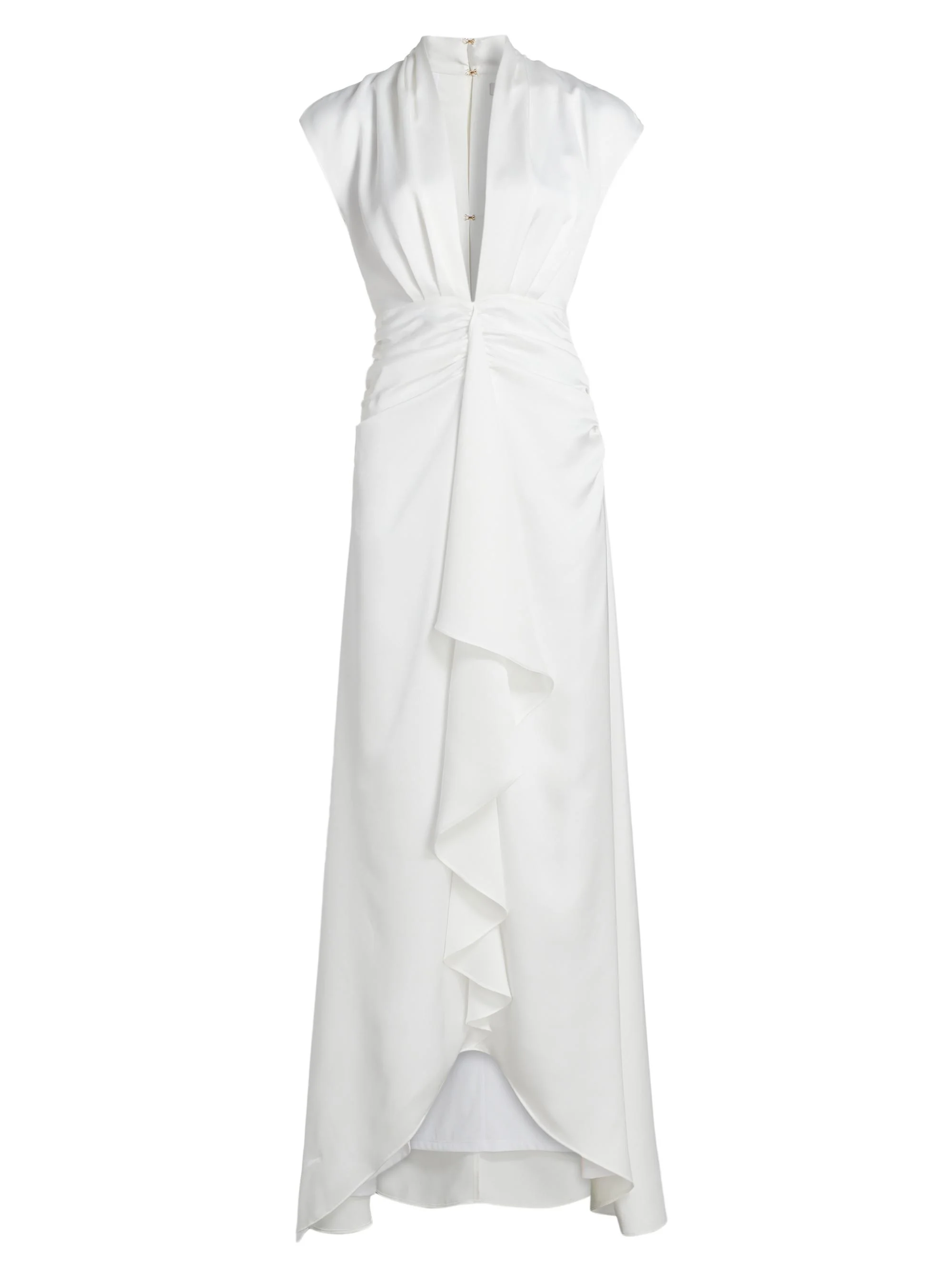 Women's Catrin Waterfall Hi-Low Gown - Ivory - 1