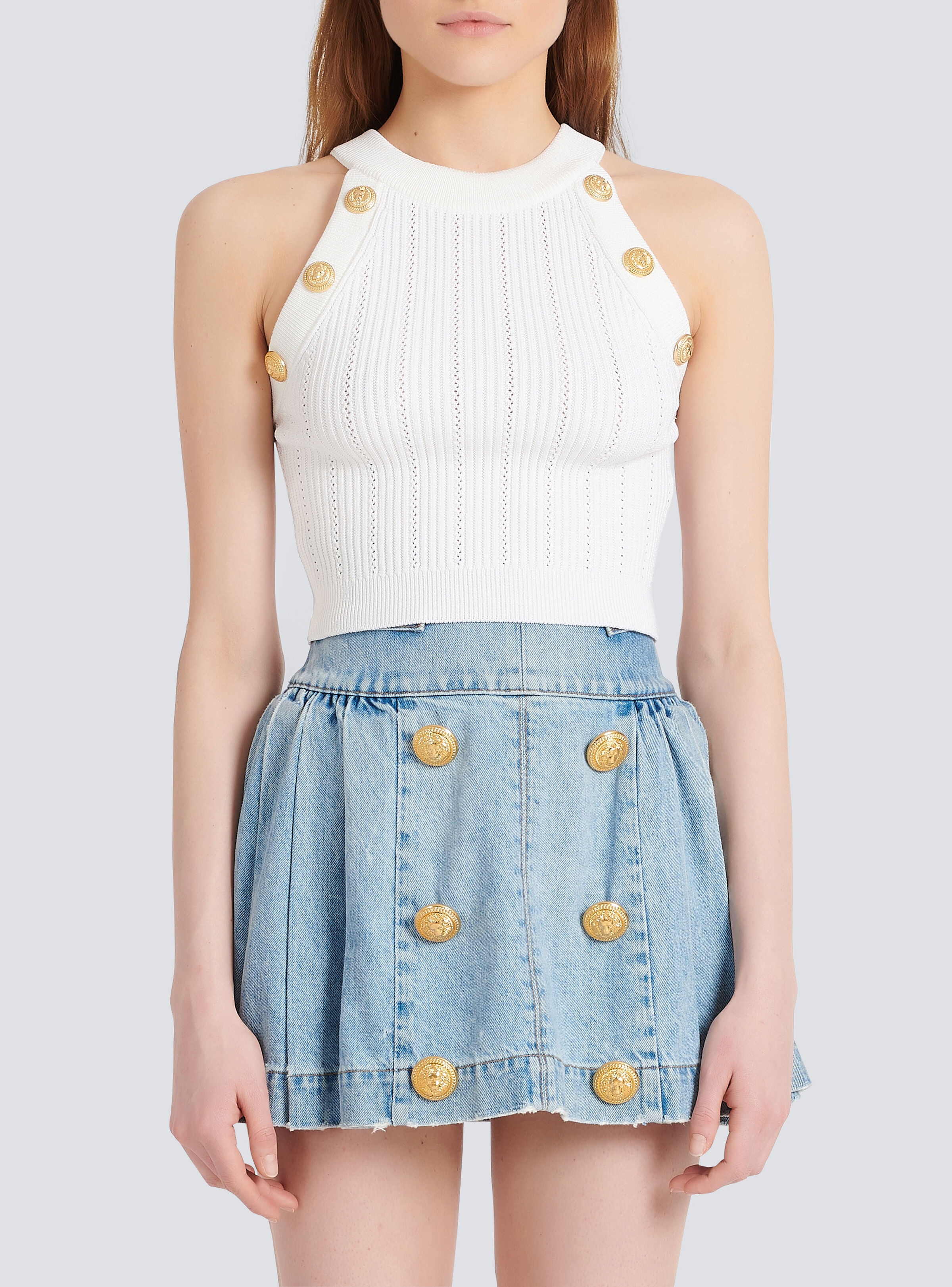 Knit crop top - 6
