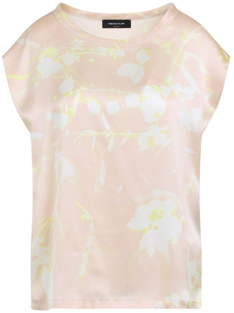 printed silk blouse 1